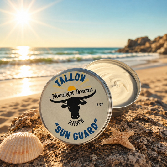 Tallow Sun “Guard” Cream 2 ,or 4 oz and sample tin